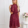 rochie-scurta-cu-textura-reliefata-si-curea