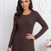 rochie-scurta-din-tricot-reiat-cu-fusta-usor-evazata