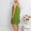 rochie-scurta-din-vascoza-verde-cu-buline-si-volanas-la-baza