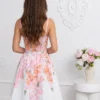 rochie-scurta-eleganta-cu-imprimeu-floral-si-bretele