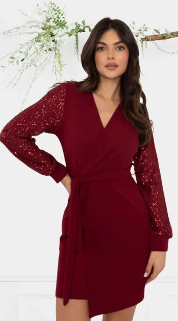 rochie-sparkle-burgundy-eleganta-cu-paiete