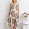 rochie-vaporoasa-cu-imprimeu-floral-bogat-multicolor
