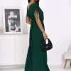 rochie-verde-eleganta-cu-cordon-floral