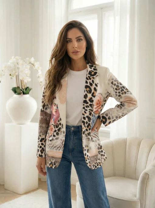 sacou-alb-cu-imprimeu-leopard-si-portret-artistic-dream