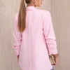 sacou-baby-pink-elegant-cu-maneci-drapate