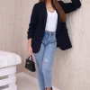 sacou-elegant-bleumarin-cu-maneci-drapate-fancy