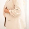 sacou-elegant-marime-mare-bej-cu-maneci-drapate