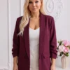sacou-elegant-marime-mare-bordo-cu-maneci-drapate-fancy