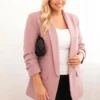 sacou-elegant-marime-mare-roz-pudra-cu-maneci-drapate-fancy