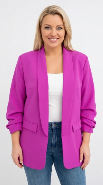 sacou-elegant-marime-mare-violet-cu-maneci-drapate-fancy