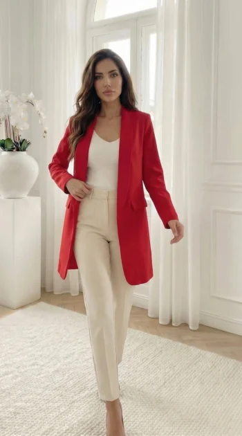 sacou-elegant-rosu-lung