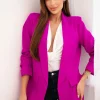 sacou-elegant-violet-cu-maneci-drapate-fancy