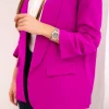 sacou-elegant-violet-cu-maneci-drapate-fancy