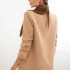 sacou-fancy-camel-elegant-cu-maneci-drapate