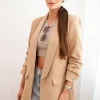 sacou-fancy-camel-elegant-cu-maneci-drapate