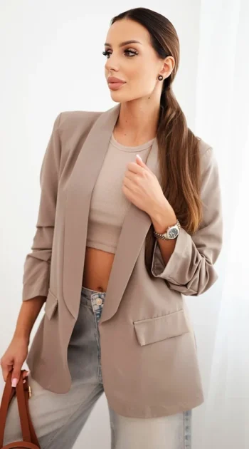 sacou-fango-elegant-cu-maneci-drapate-fancy