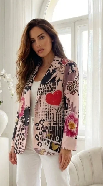 sacou-statement-cu-imprimeu-artistic