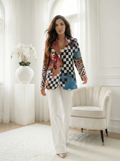 sacou-statement-multicolor-cu-imprimeu-floral-si-carouri
