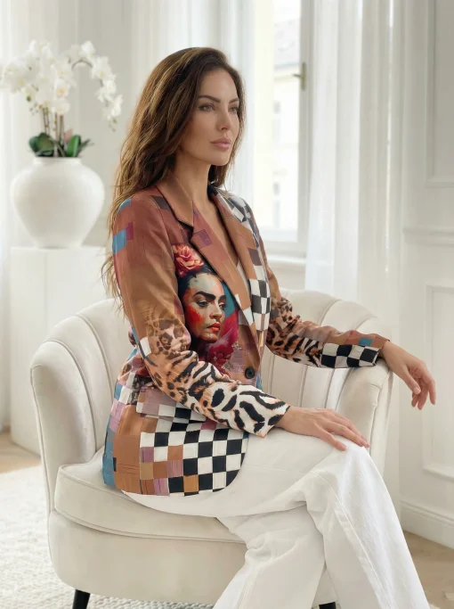 sacou-statement-multicolor-cu-imprimeu-floral-si-carouri