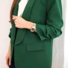 sacou-verde-elegant-cu-maneci-drapate-fancy