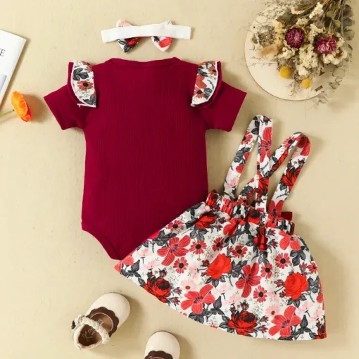 set-3-piese-fete-burgundy-cu-imprimeu-floral