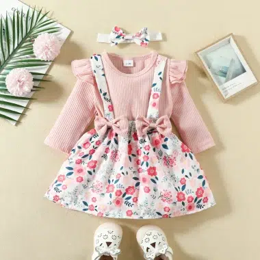 Set 3 piese Isaura Pink