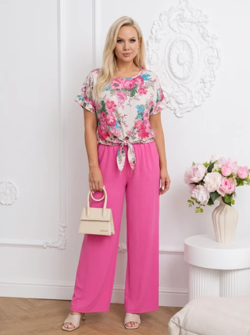 set-din-vascoza-cu-bluza-inflorata-cu-funda-si-pantaloni-lejeri
