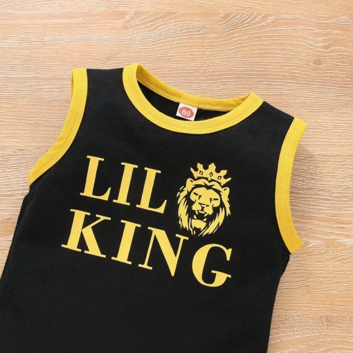 Set maiou si pantaloni Lil King - imagine 3