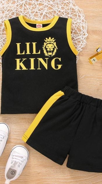 Set maiou si pantaloni Lil King