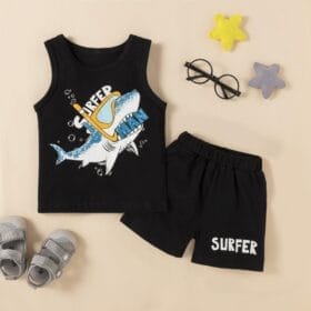 Set maiou si pantaloni Surfer