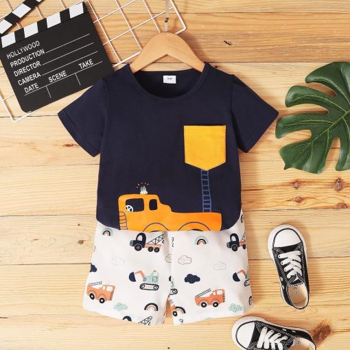Set tricou si pantaloni Cars - imagine 3