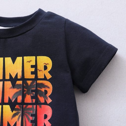 Set tricou si pantaloni Summer Time - imagine 3