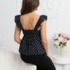 top-elegant-cu-buline-si-bretele-cu-volane