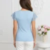 top-elegant-din-bumbac-cu-decolteu-in-v-si-dantela