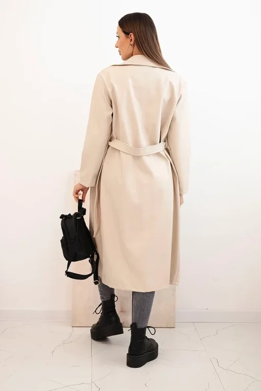 trench-bej-deschis-din-piele-ecologica-cu-cordon