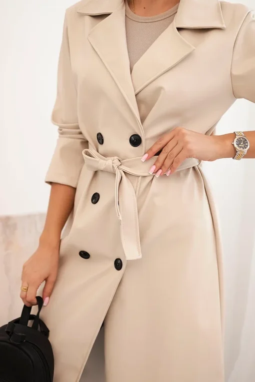 trench-bej-deschis-din-piele-ecologica-cu-cordon
