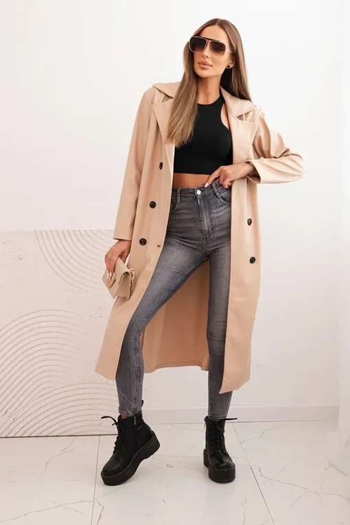 trench-bej-din-piele-ecologica-cu-cordon