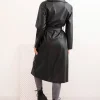 trench-negru-din-piele-ecologica-cu-cordon