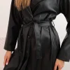 trench-negru-din-piele-ecologica-cu-cordon