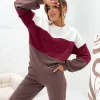 trening-casual-dama-in-trei-culori-alb-visiniu-si-maro