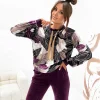 trening-dama-cu-imprimeu-floral-abstract-mov-si-bej