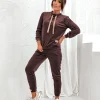 trening-dama-maro-inchis-din-catifea-cu-snur-decorativ