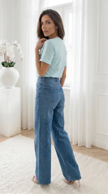 tricou-bleu-aqua-din-bumbac-cu-aplicatii-florale