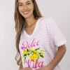tricou-cu-dungi-roz-si-imprimeu-dolce-vita
