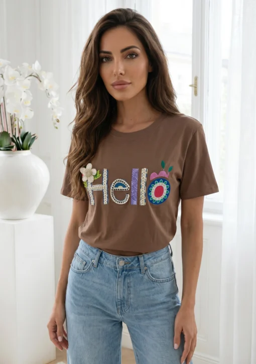 tricou-maro-din-bumbac-cu-imprimeu-in-relief-hello