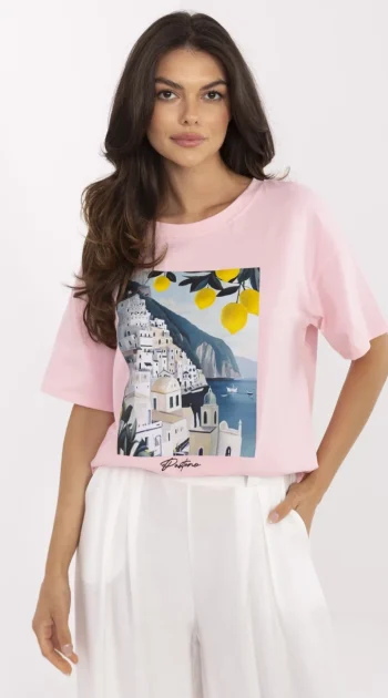 tricou-roz-cu-imprimeu-amalfi-si-lamai